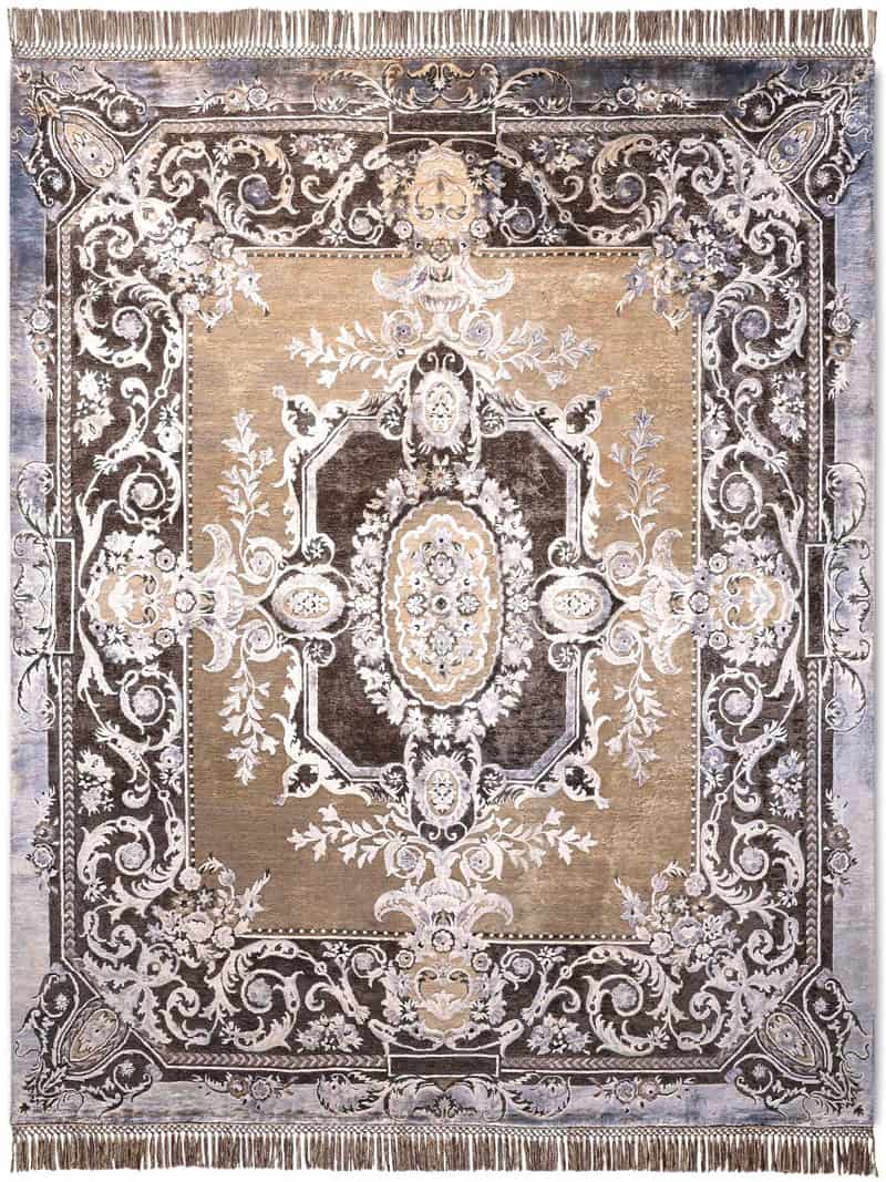Tappeto Aubusson Marrone | Misura: 305 x 427 cm