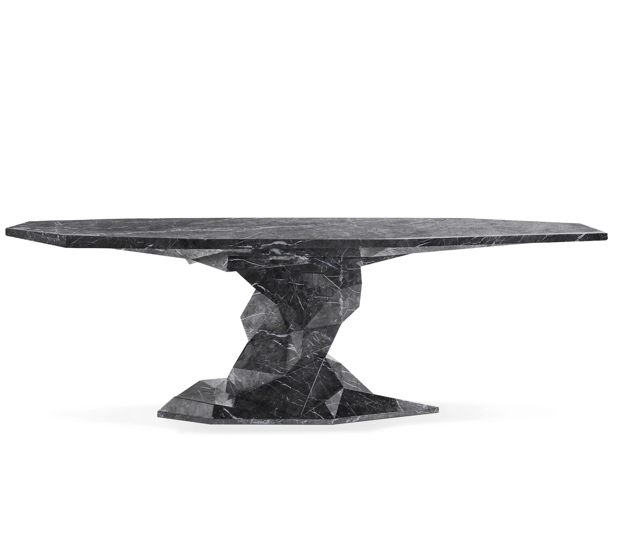 Tavolo da Pranzo Luxe Effetto Marmo Bonsai