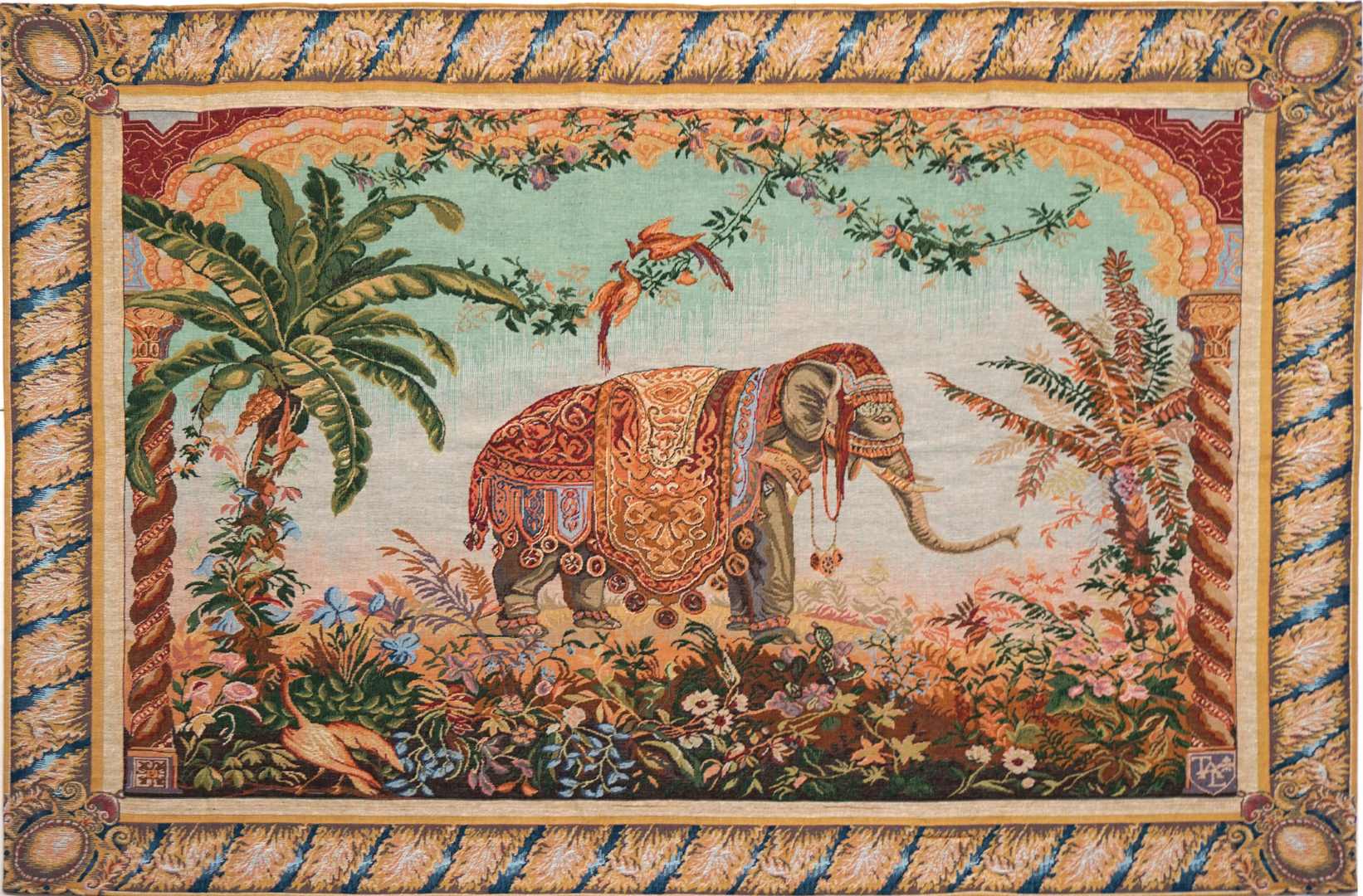 Arazzo Ornamenti Elefante