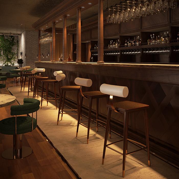 Sgabello da Bar Troy - 1