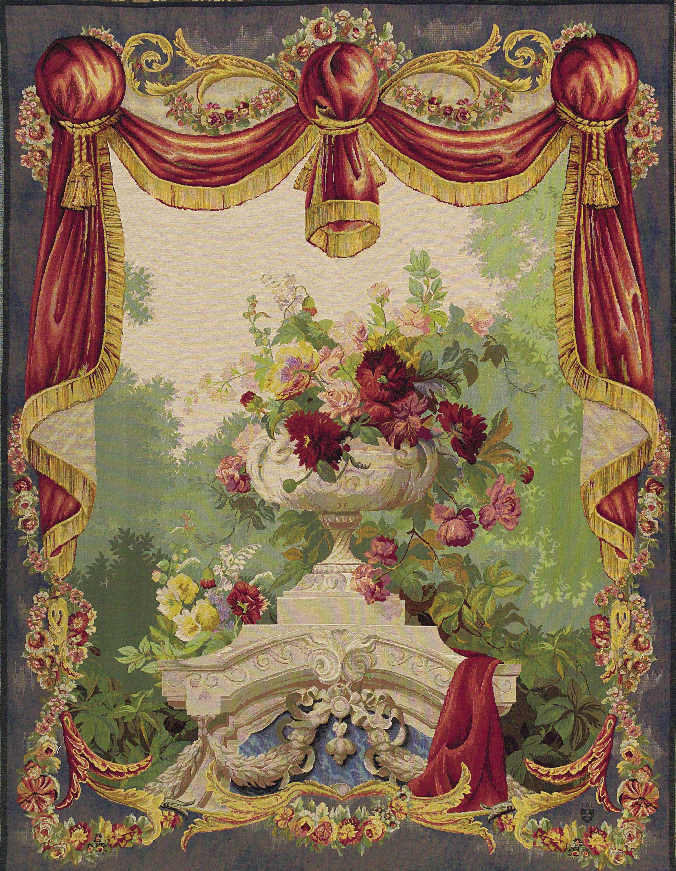 Arazzo Drappeggio Fiorito
