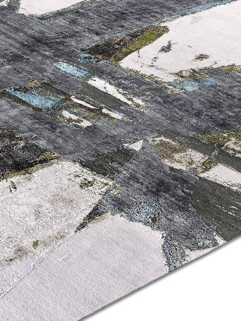 Tappeto Tessuto Verde/Ruggine | Misura: 365 x 457 cm