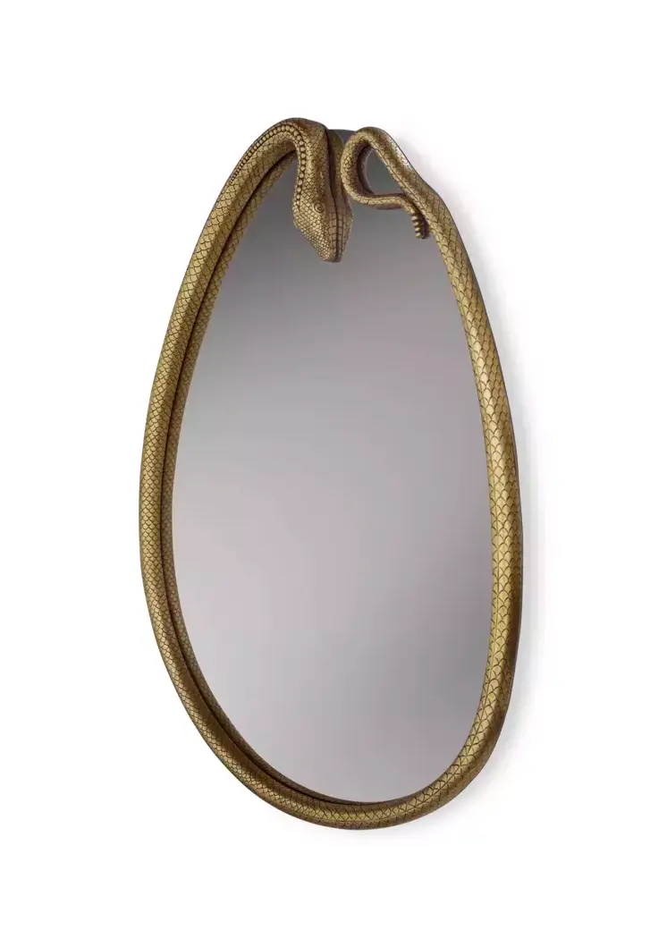 Specchio a Forma di Pera Serpentine
