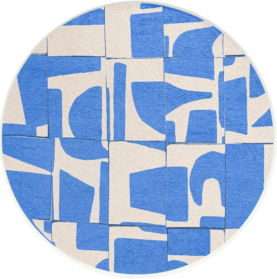 Tappeto Rotondo Campanula 9358