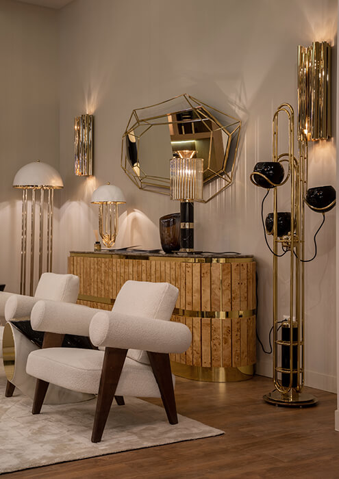Specchio da Parete Lustre Grande - 2