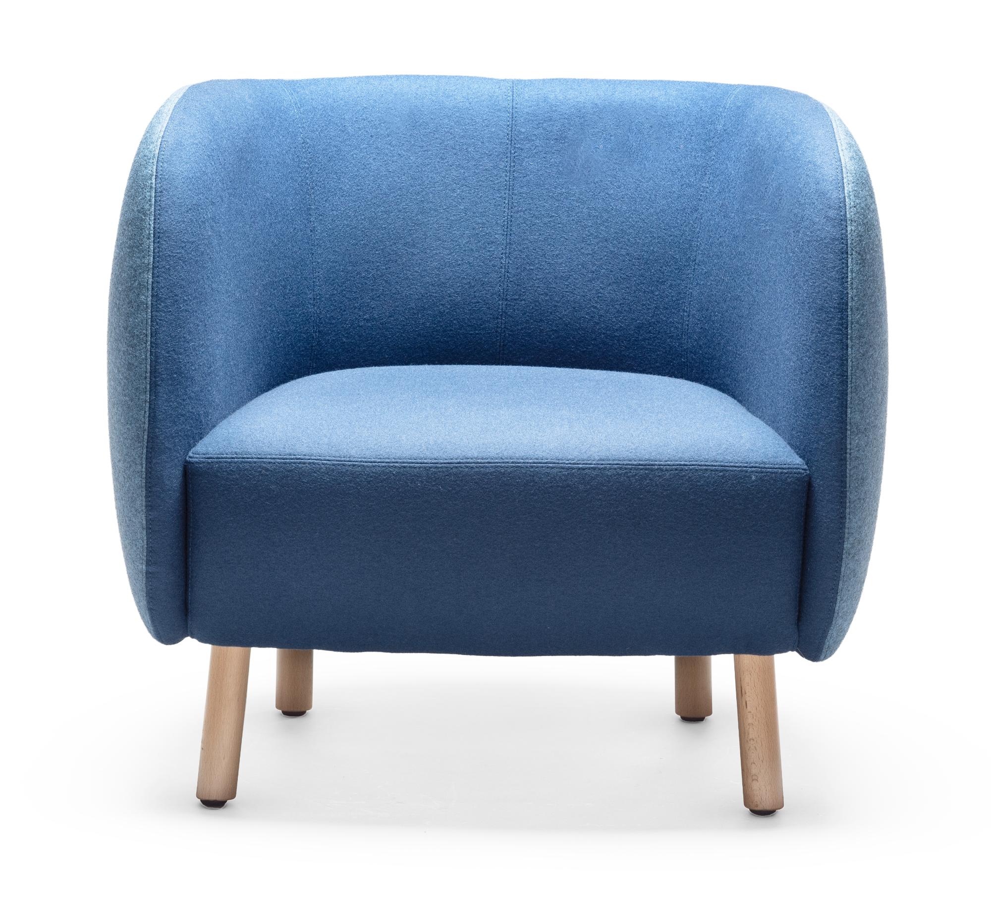 Poltrona Mousse P Blu