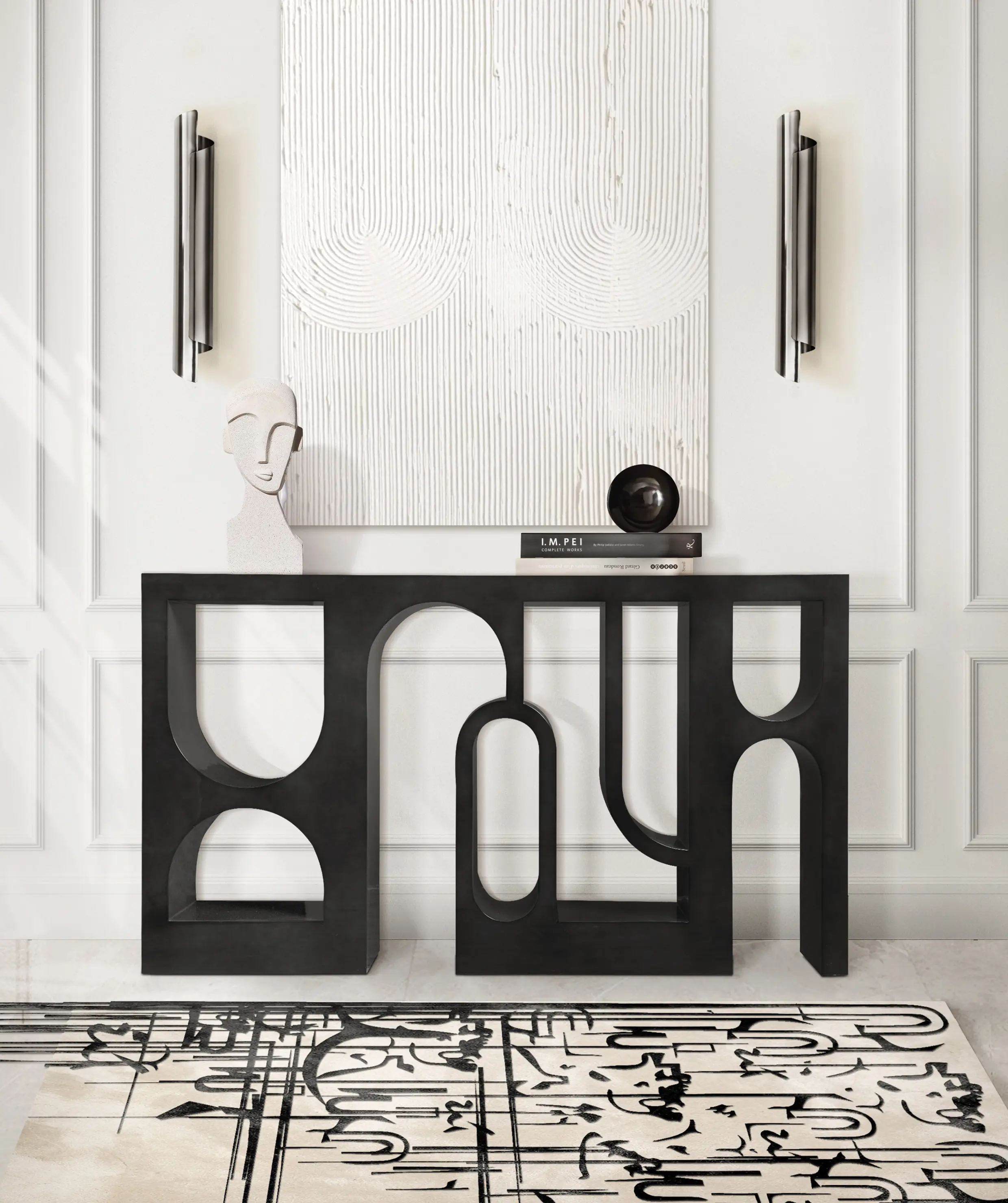 Consolle Premium Lucida Nera