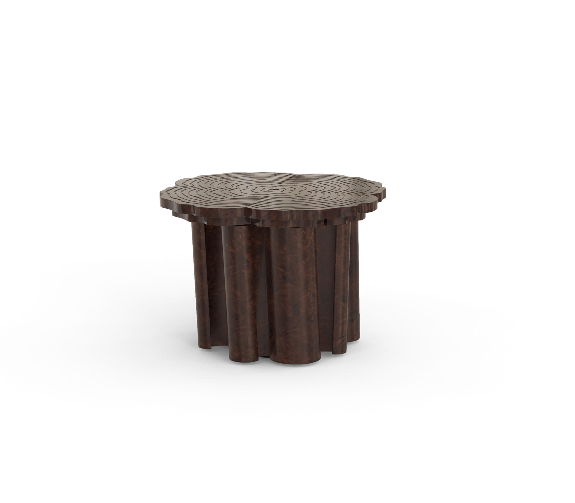 Set Tavolini da Caffè Fortuna Noce (3 Pezzi)