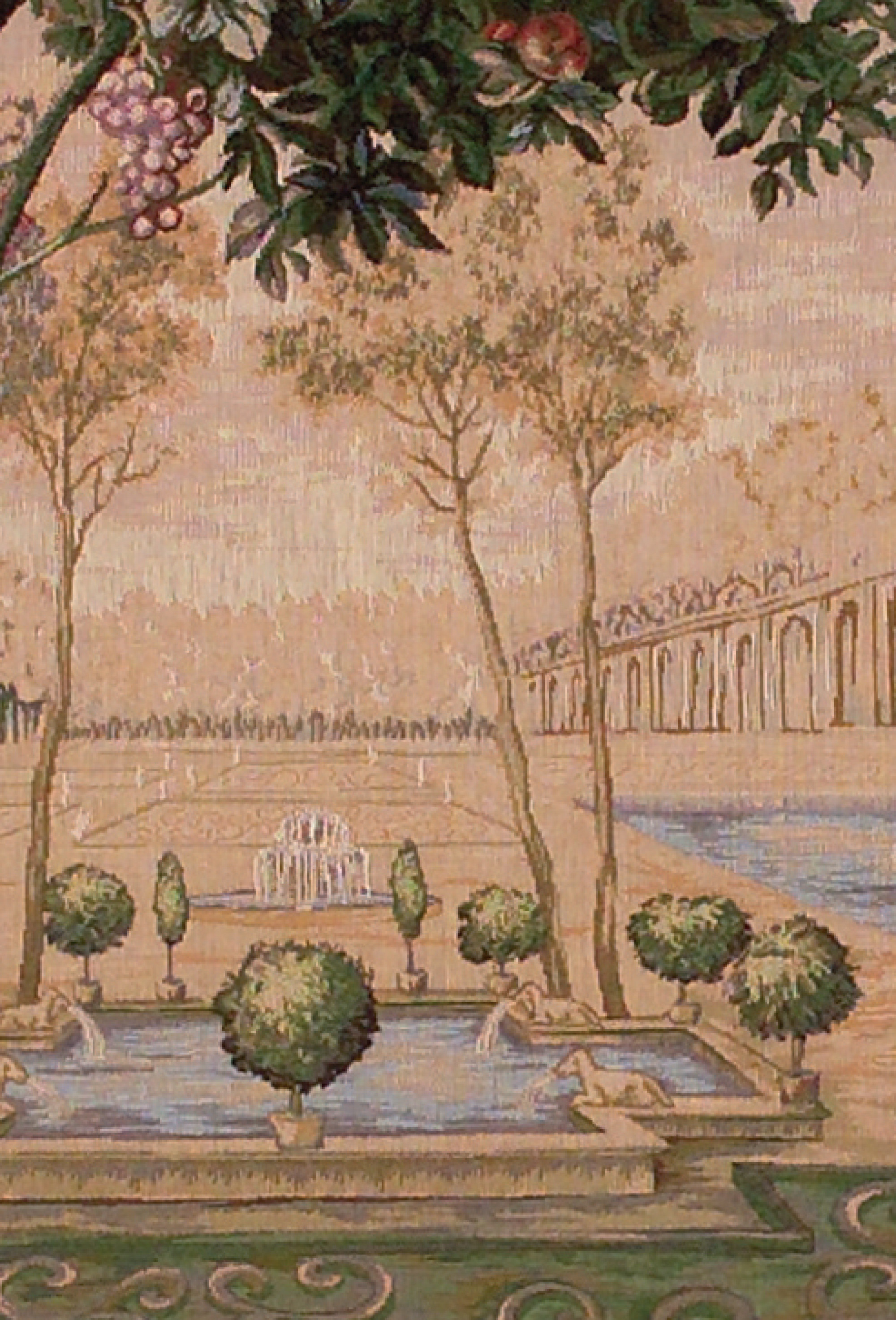 Arazzo Verdura Fontana (Quadrato)