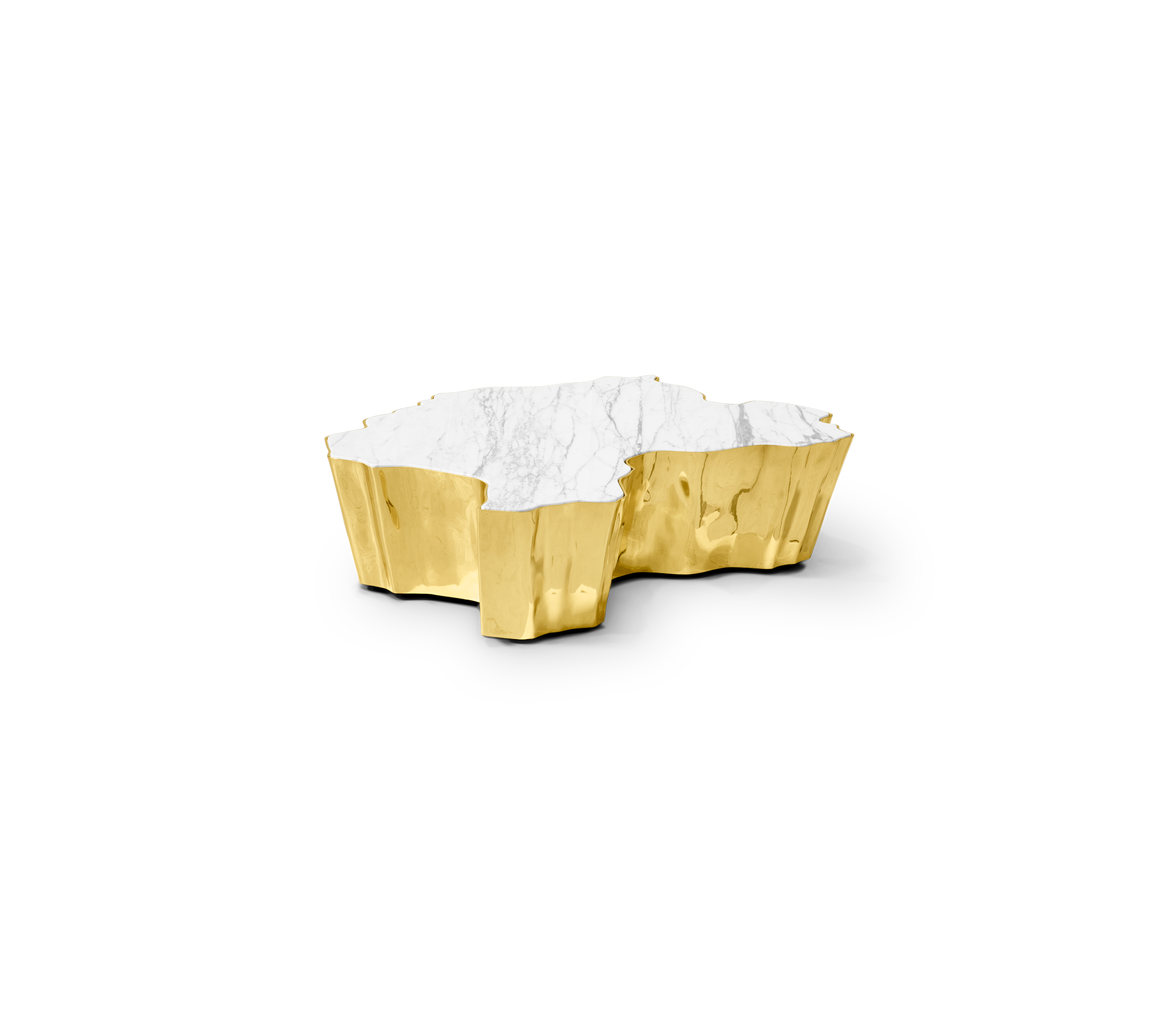 Tavolino da Caffè in Marmo Calacatta Paradise | Dimensioni: L 123 x P 102 x H 30 cm