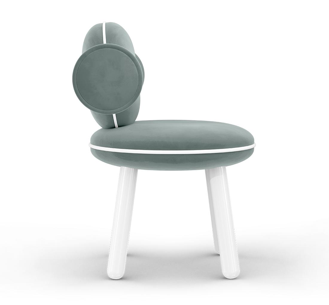 Sedia Per Bambini Lollipop Blue Puff