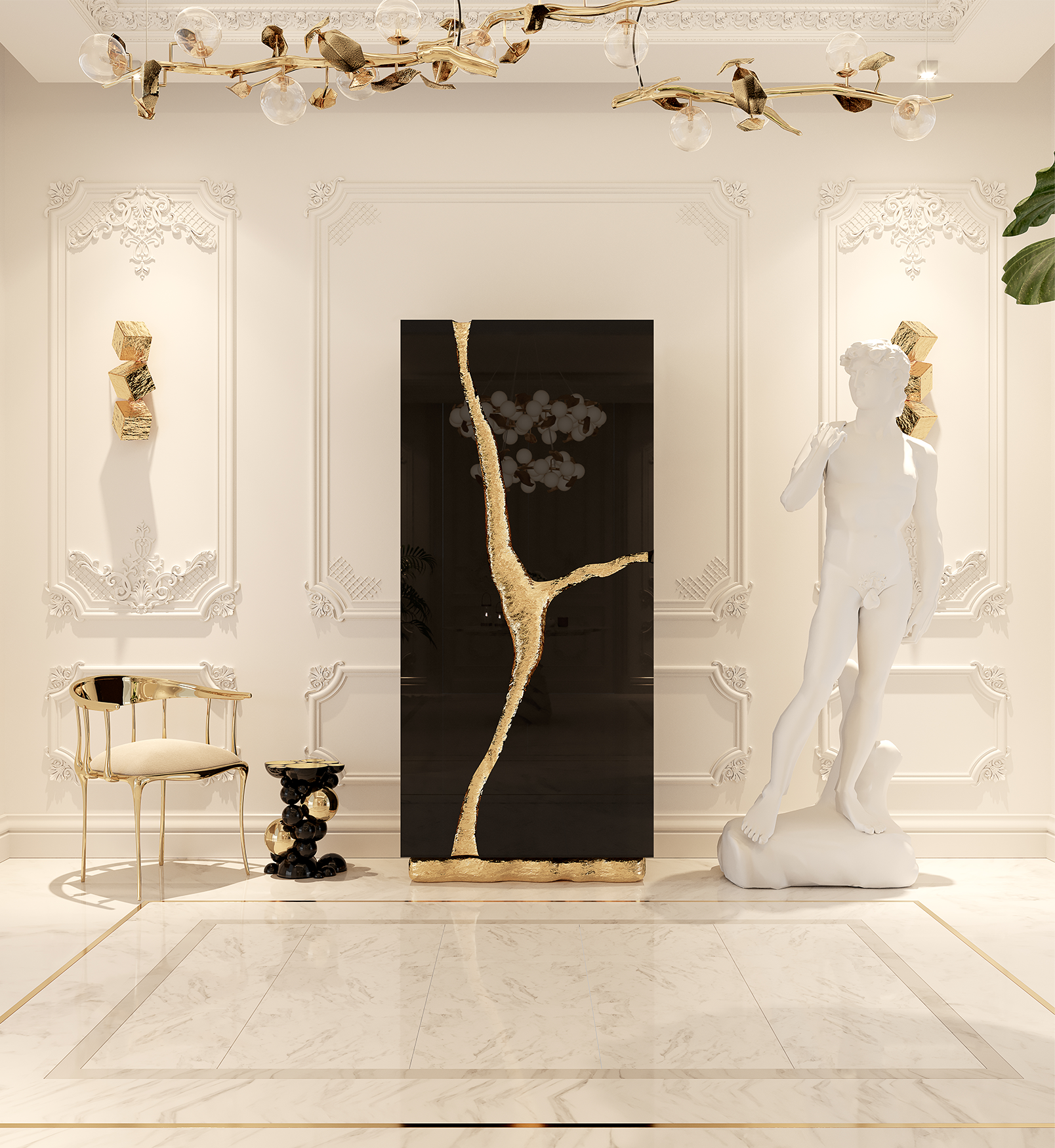 Sedia di Lusso Crema