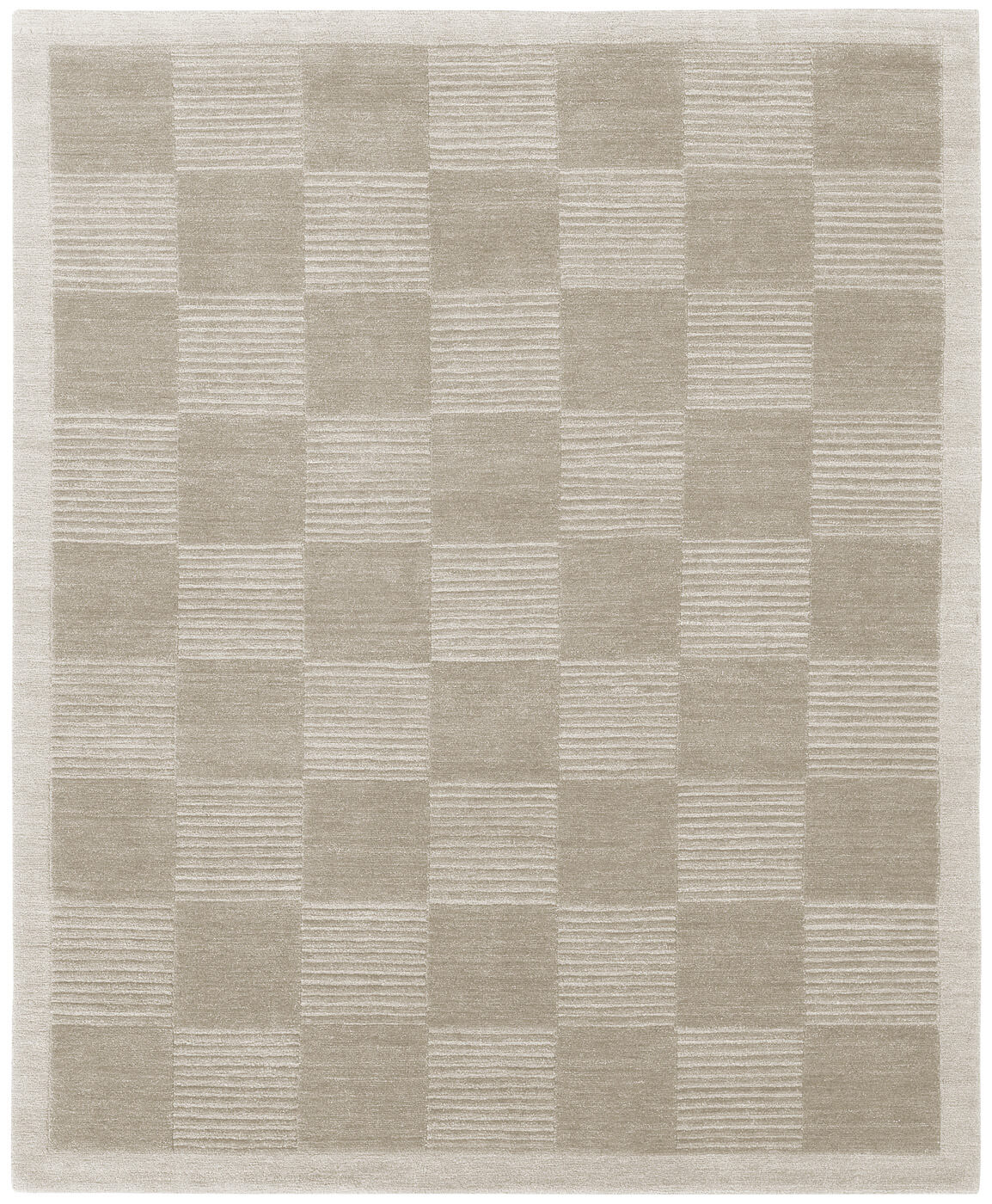 Tappeto Deep Cut Bordo Grigio