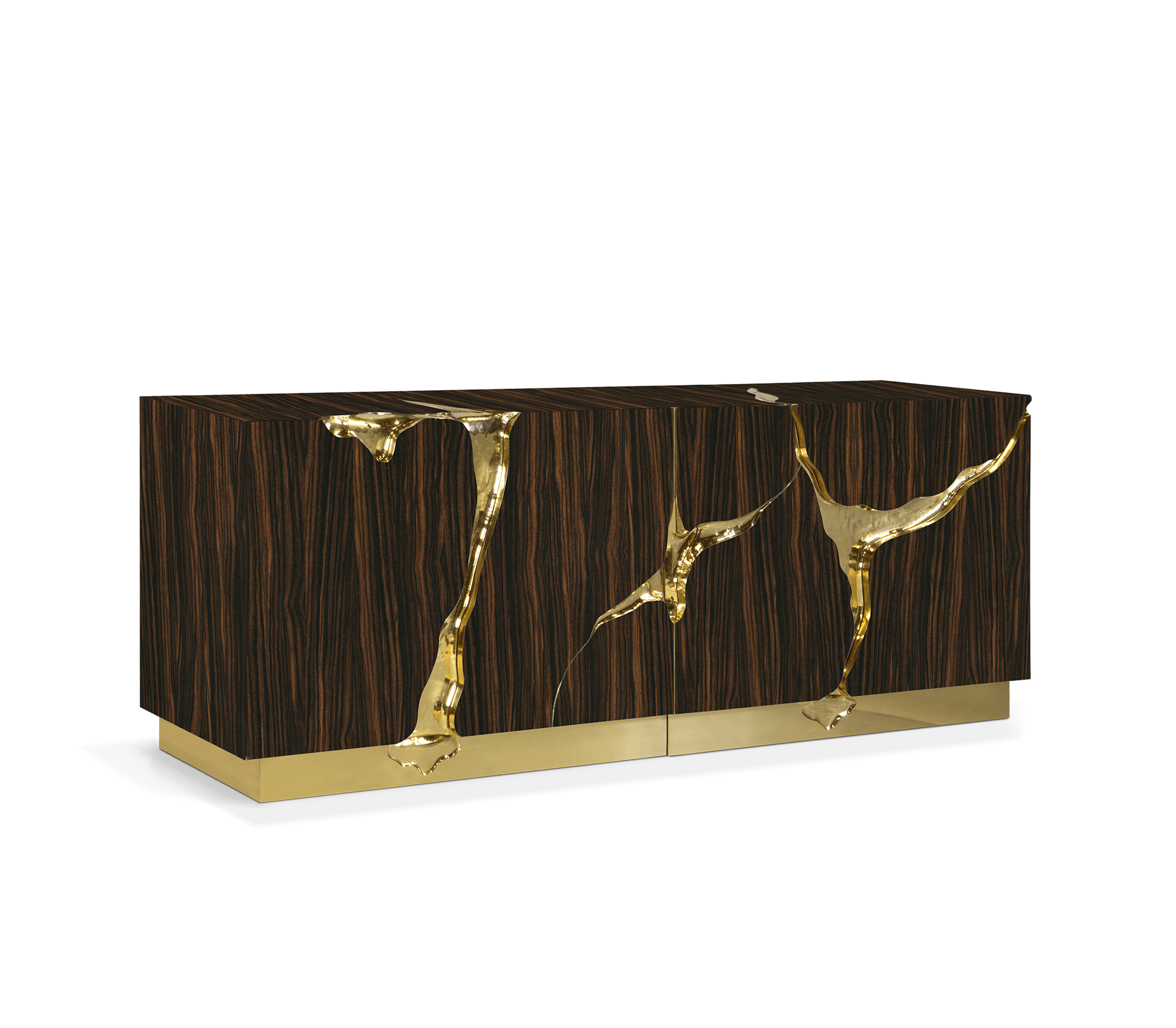 Credenza Opulenta Marrone & Oro