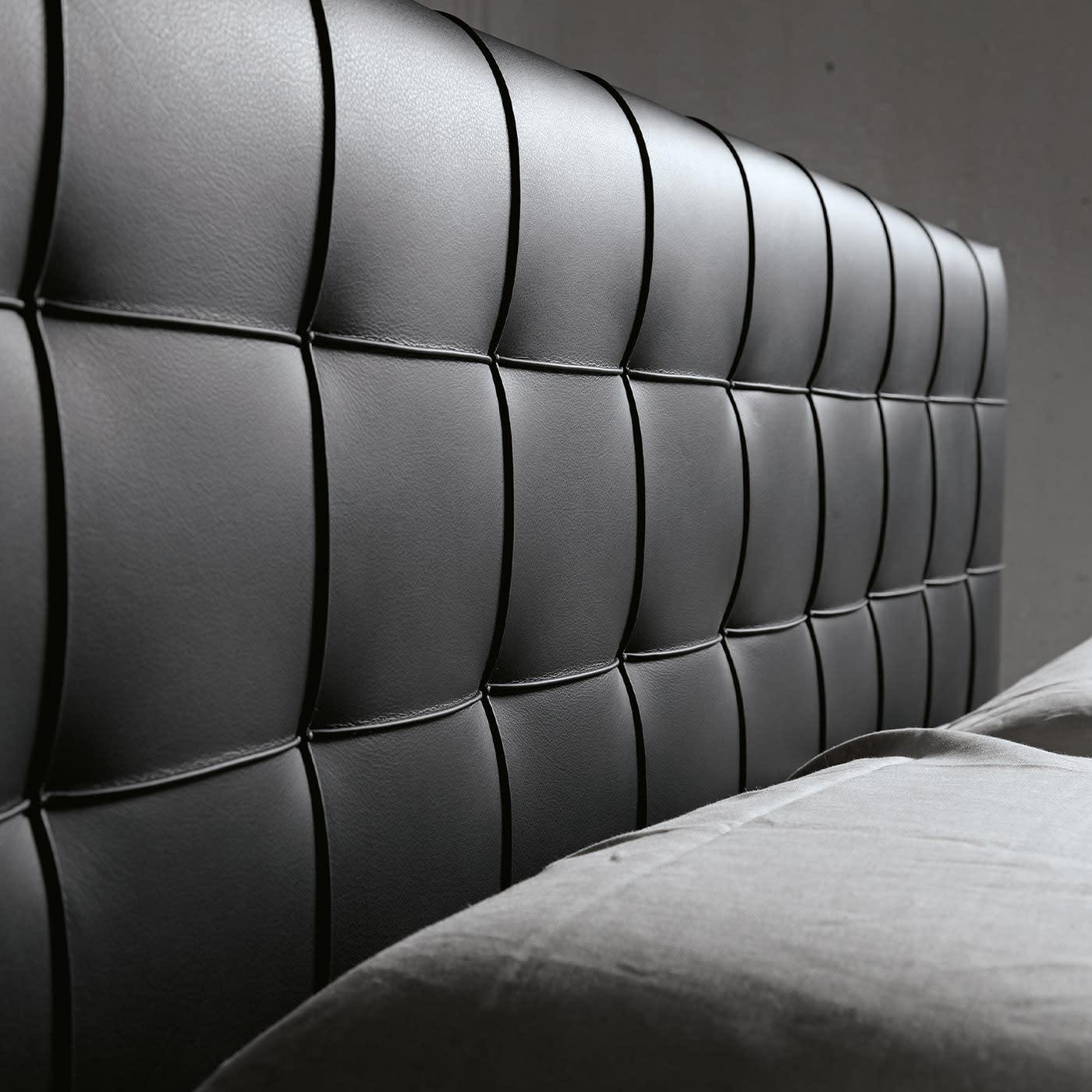 Letto Italiano Marrone Sig.re | Colore: Pelle Pandora 616