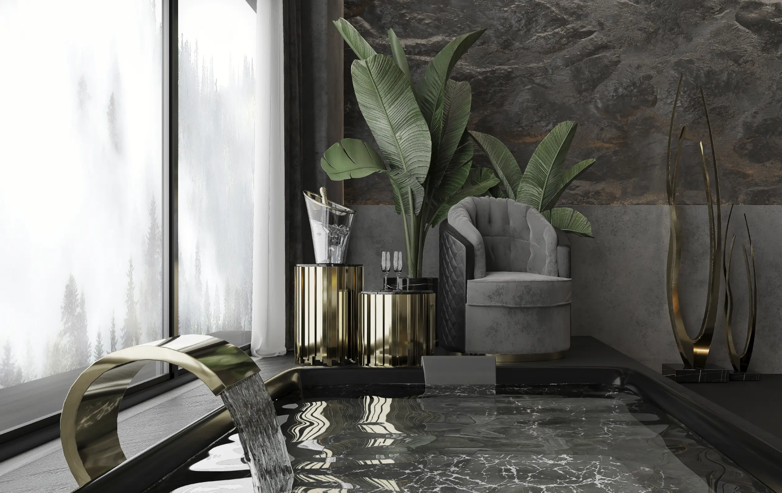 Poltrona Girevole Luxe - 10