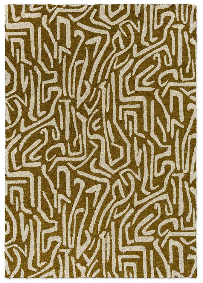Tappeto Melodico Ocra/Oro Esterno | Misura: 160 x 230 cm