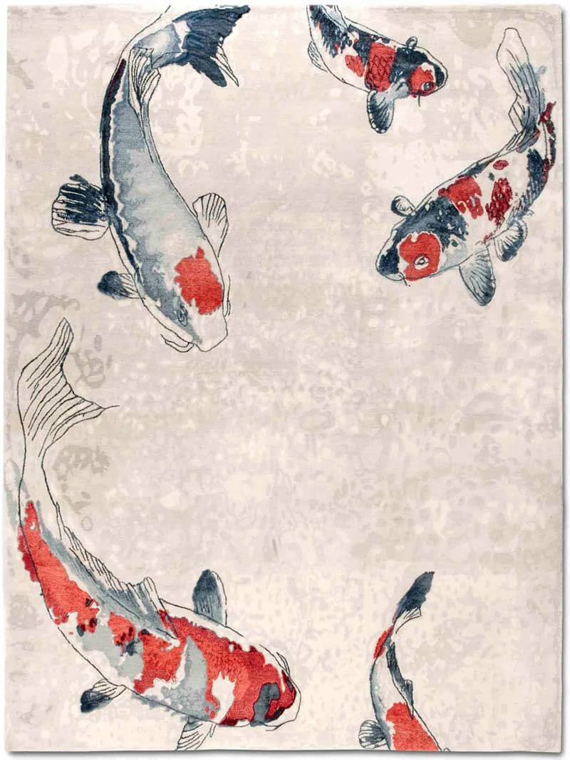 Tappeto Lusso Fish Sabbia