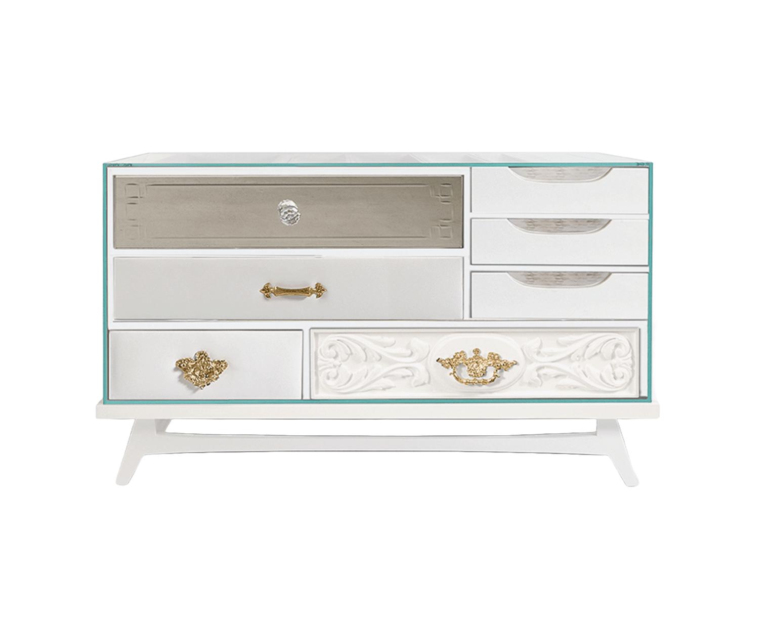 Comodino Bianco Miro