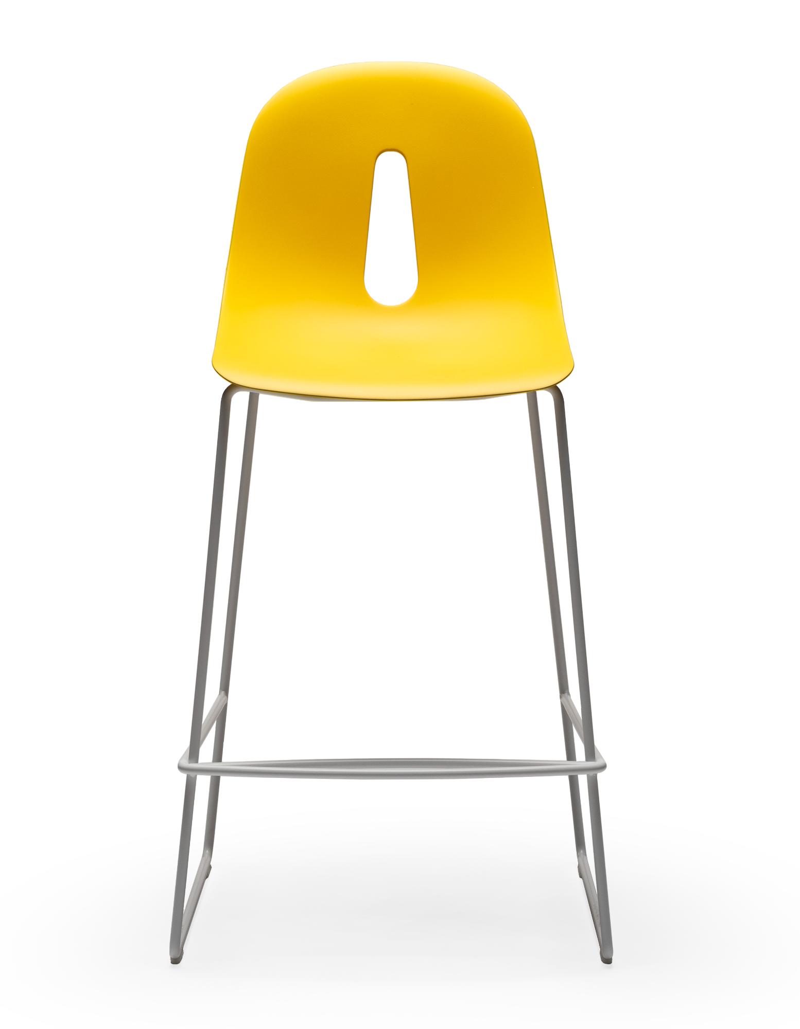 Sgabello da Bar Gotham SL SG-65 Giallo