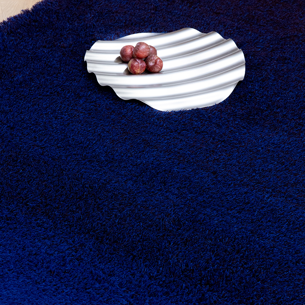 Tappeto Shade High Blu Elettrico/Melanzana