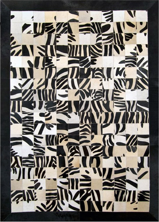 Tappeto Mosaic Zebra | Misura: 250 x 280 cm
