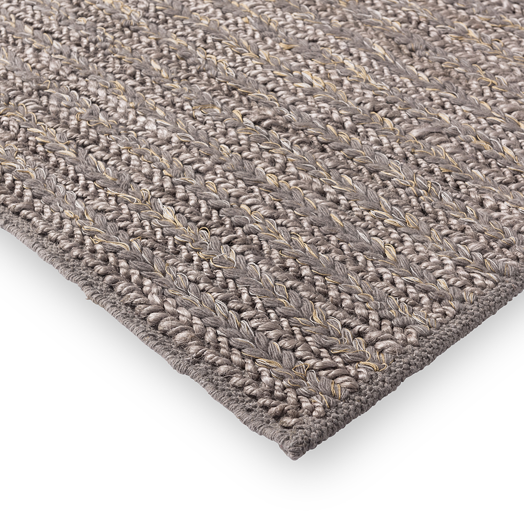 Tappeto Artigianato Treccia Pietra | Misura: 140 × 200 cm
