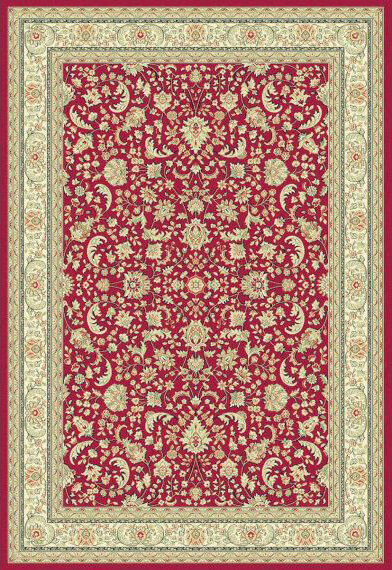 Tappeto Orientale Bordo Rosso