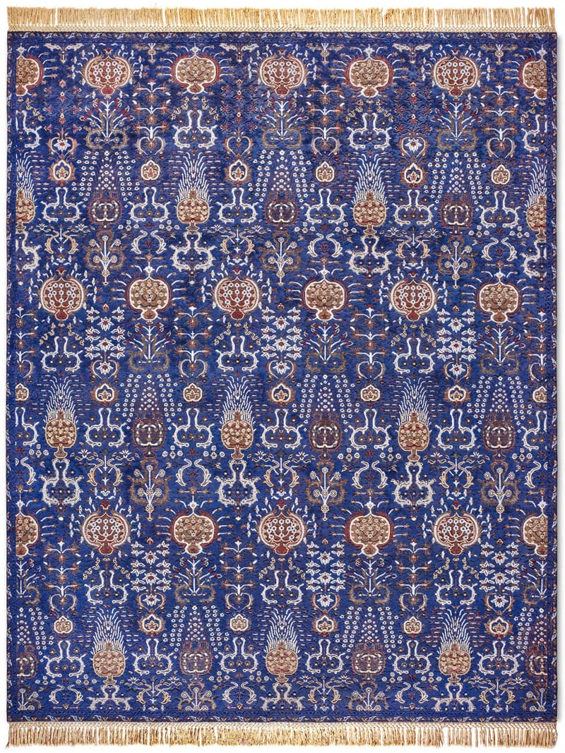 Tappeto Lusso Isfahan Blu | Misura: 300 x 400 cm