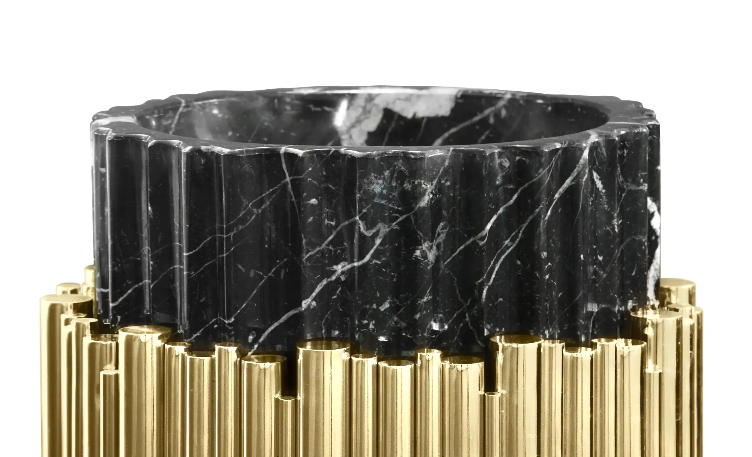 Lavabo A Colonna Harmony Black / Gold