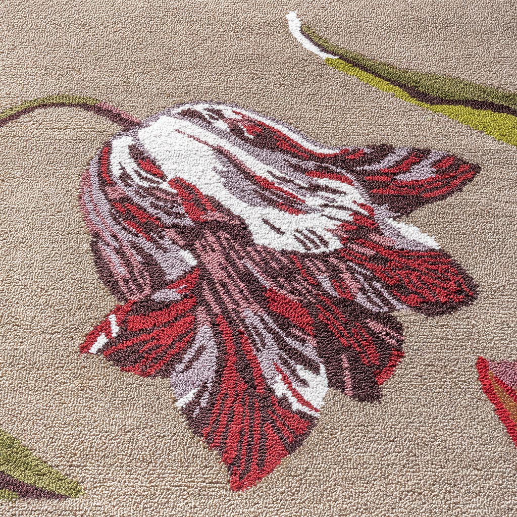 Tappeto TB Botanical Tulip Blu Per Esterni | Misura: 250 x 350 cm