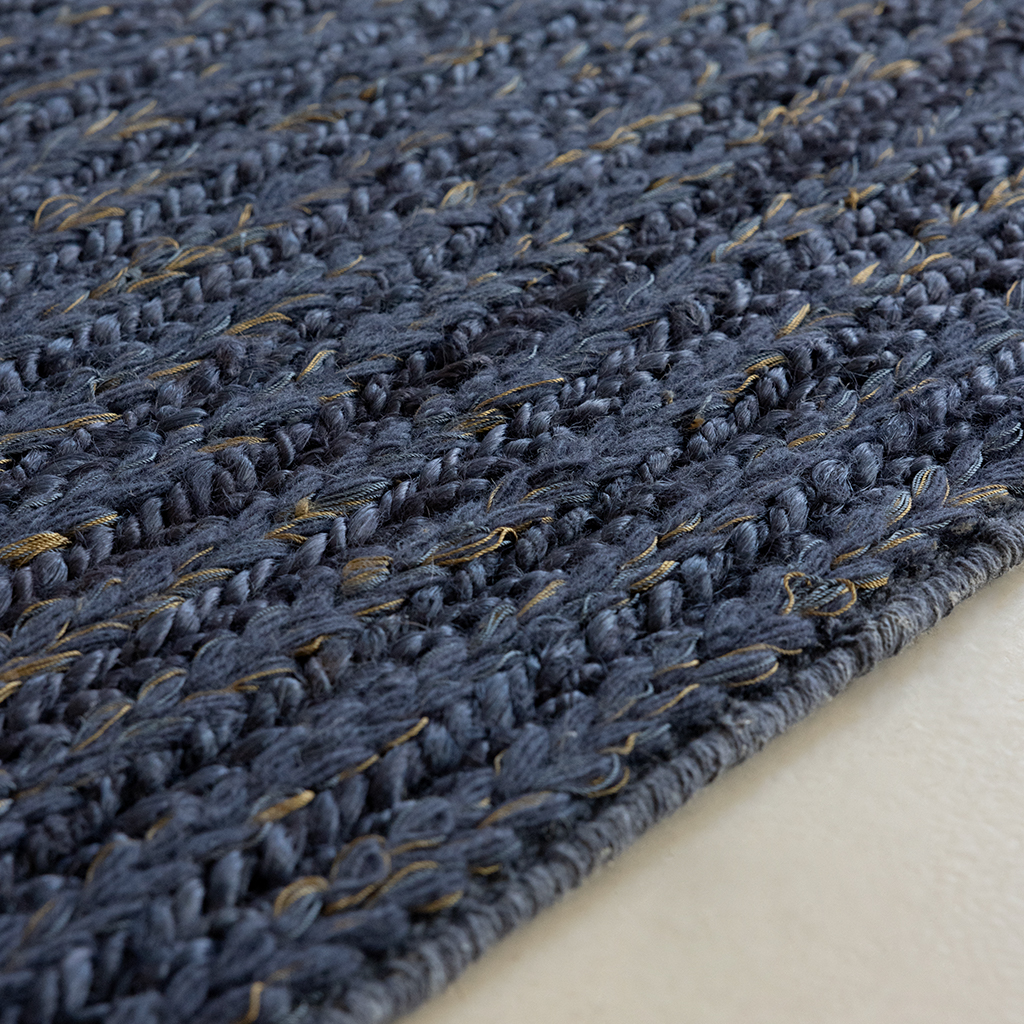 Tappeto Artigianato Treccia Denim | Misura: 200 x 280 cm