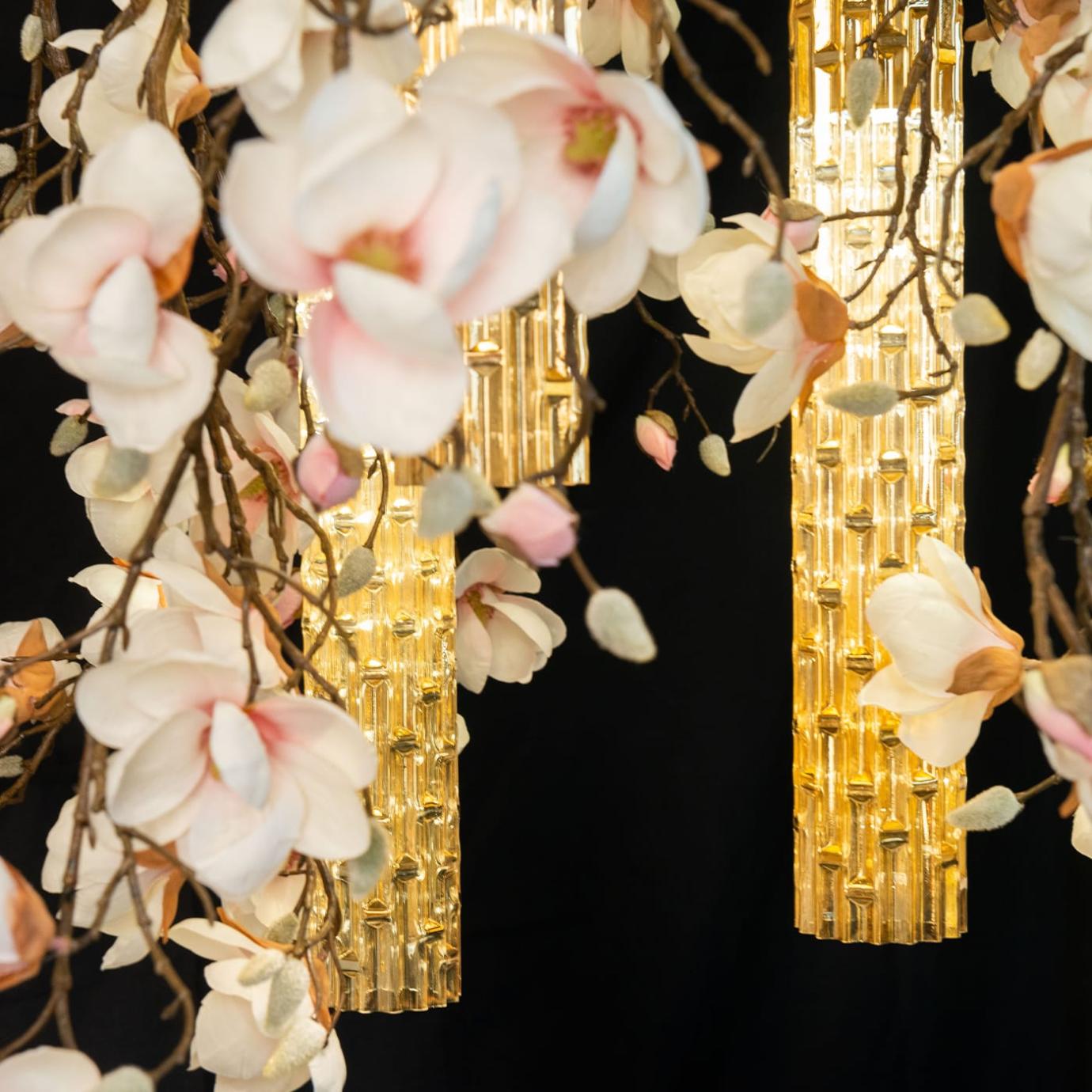 Lampadario Magnolia Bianco
