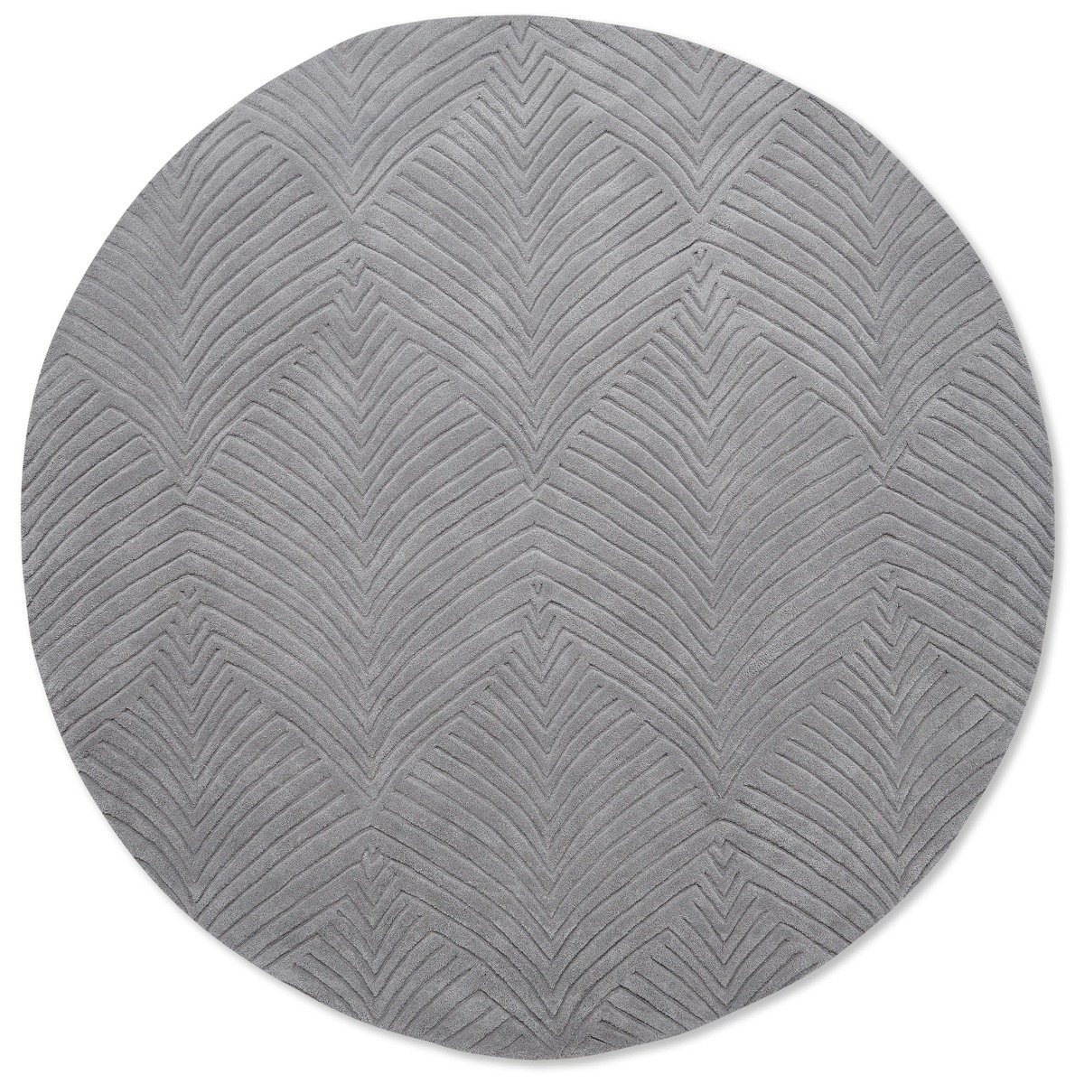 Tappeto Rotondo Folia Cool Grey