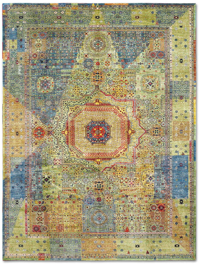 Tappeto Lusso Cosmic Verde