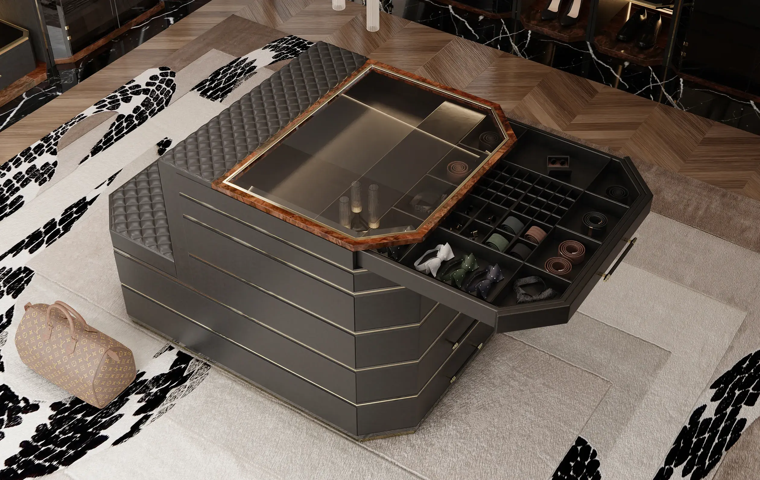 Isola Guardaroba Beige Cadence - 1
