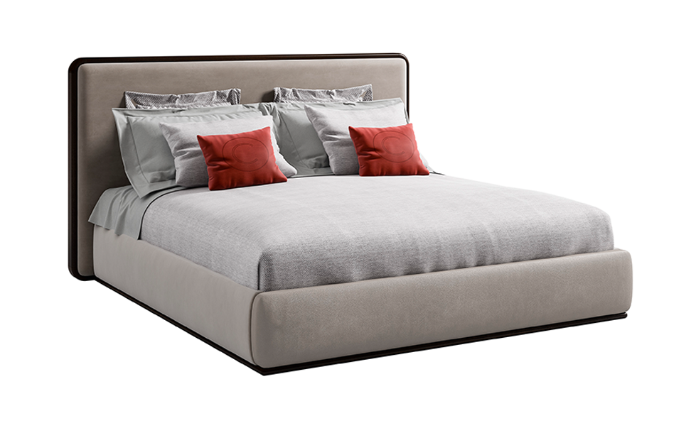 Letto Moderno Italiano con Testiera | Misura del materasso: 200 x 200 cm