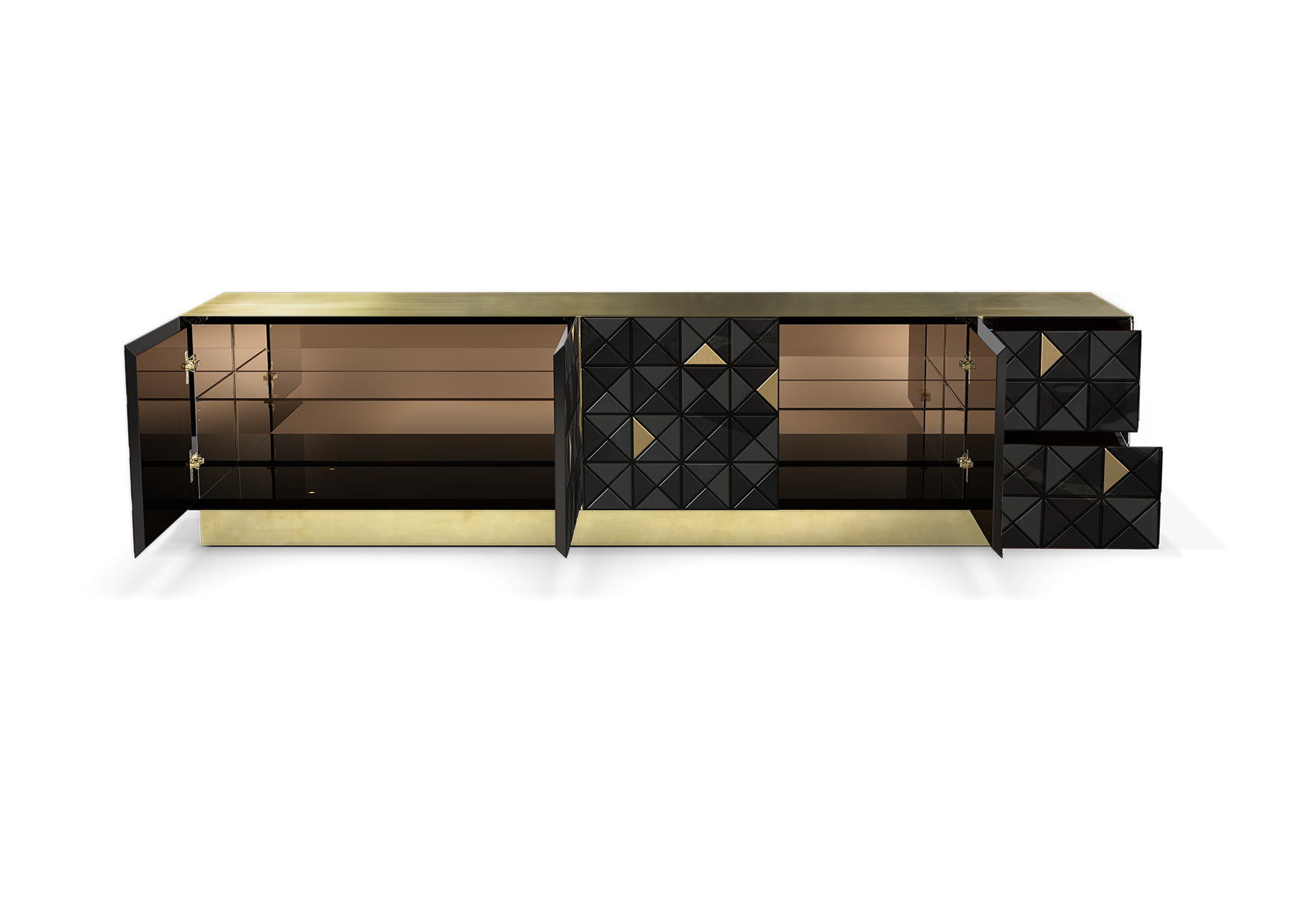 Mobile TV Nero & Oro Mosaic