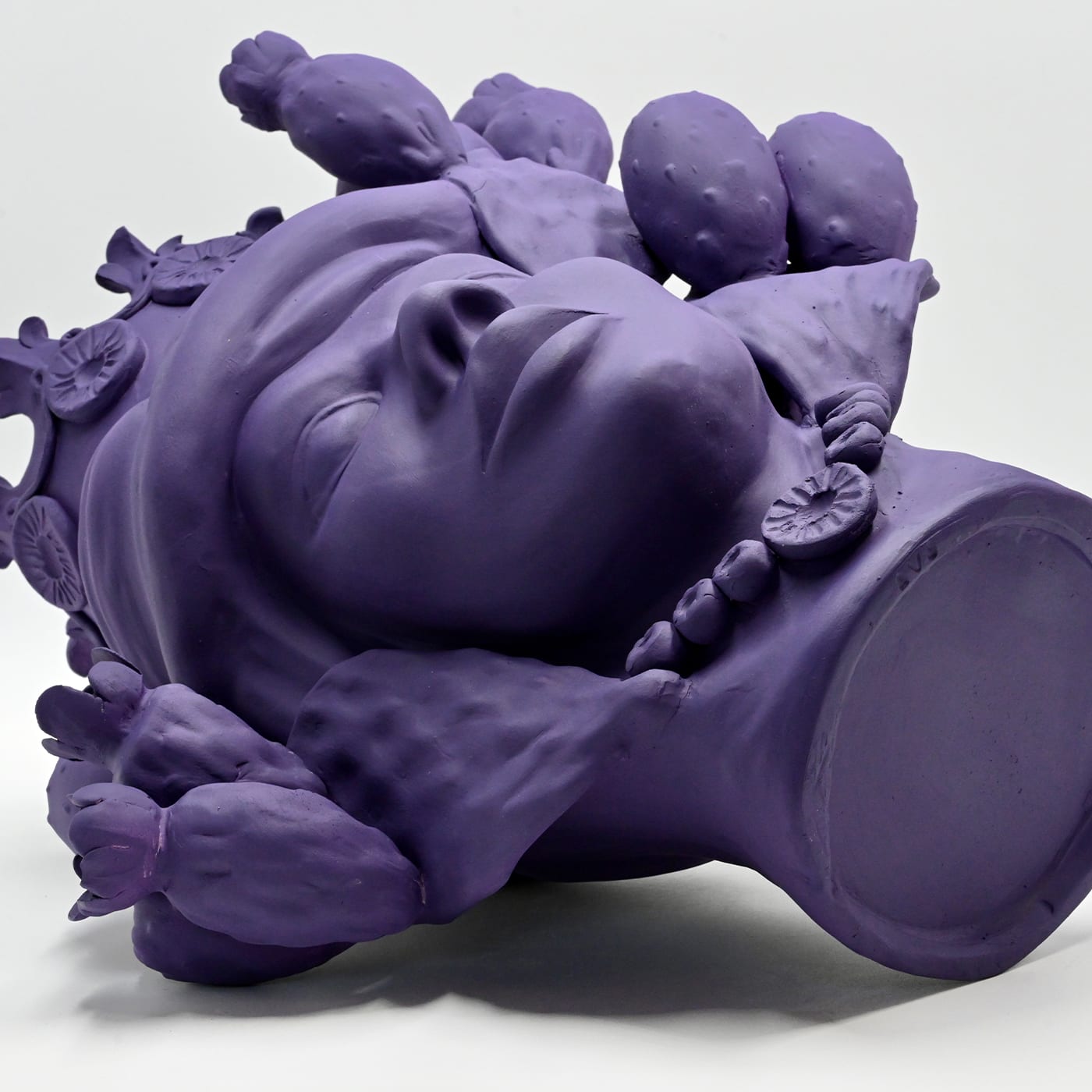 Testa di Moro Viola Scultura
