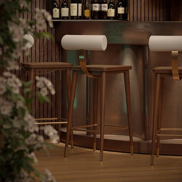 Sgabello da Bar Troy