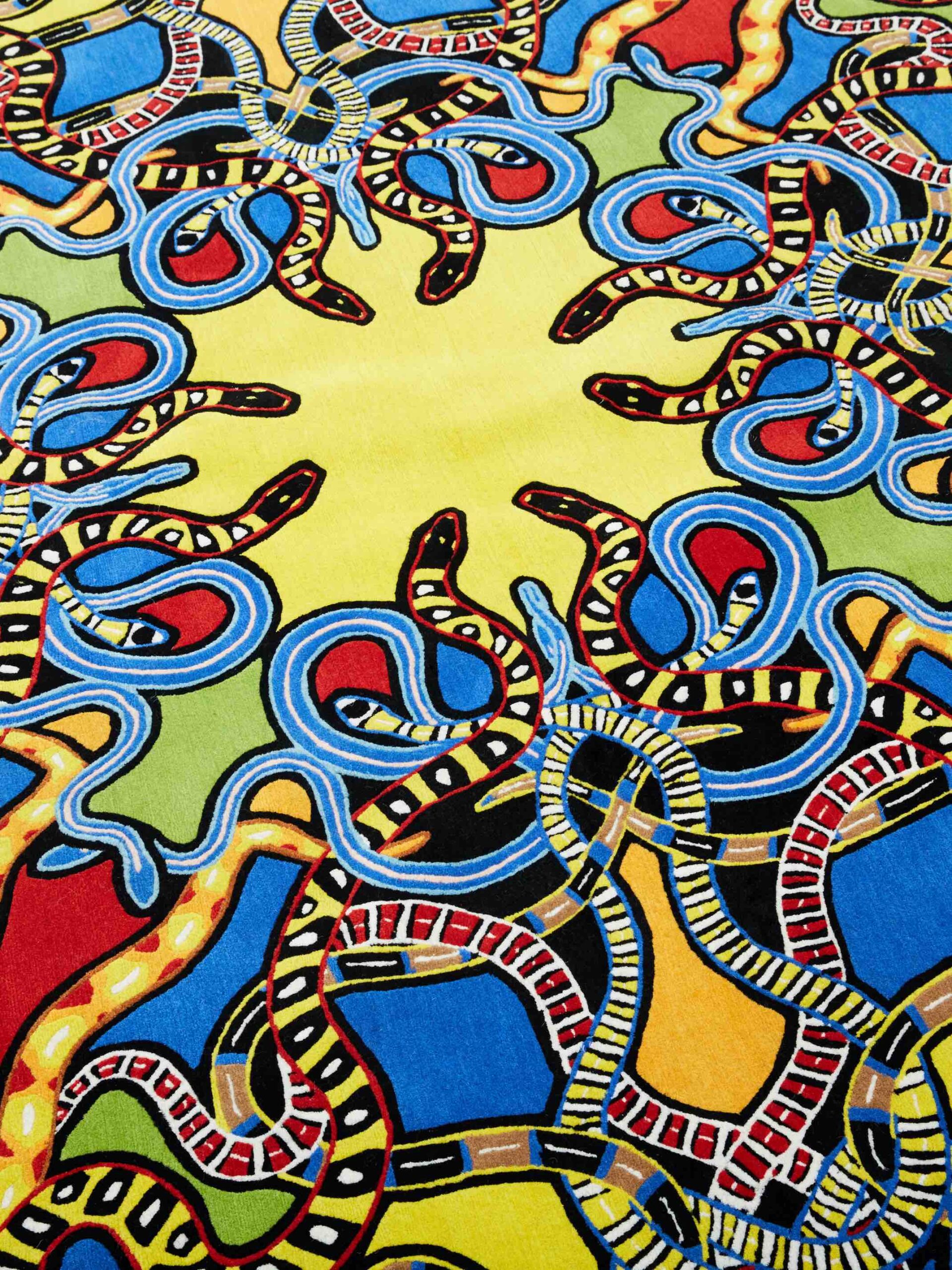 Tappeto Rotondo Snake