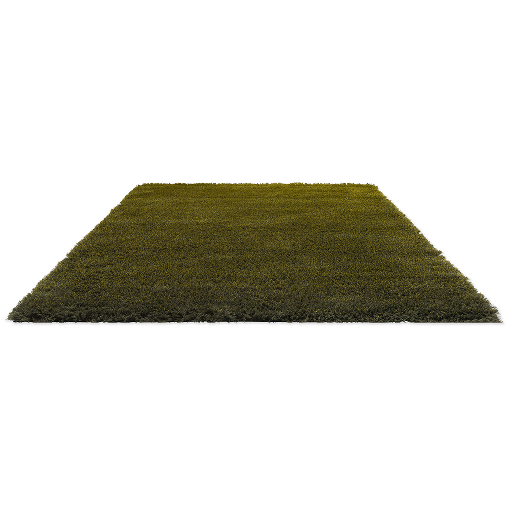 Tappeto Shade High Verde Oliva/Foresta Profonda