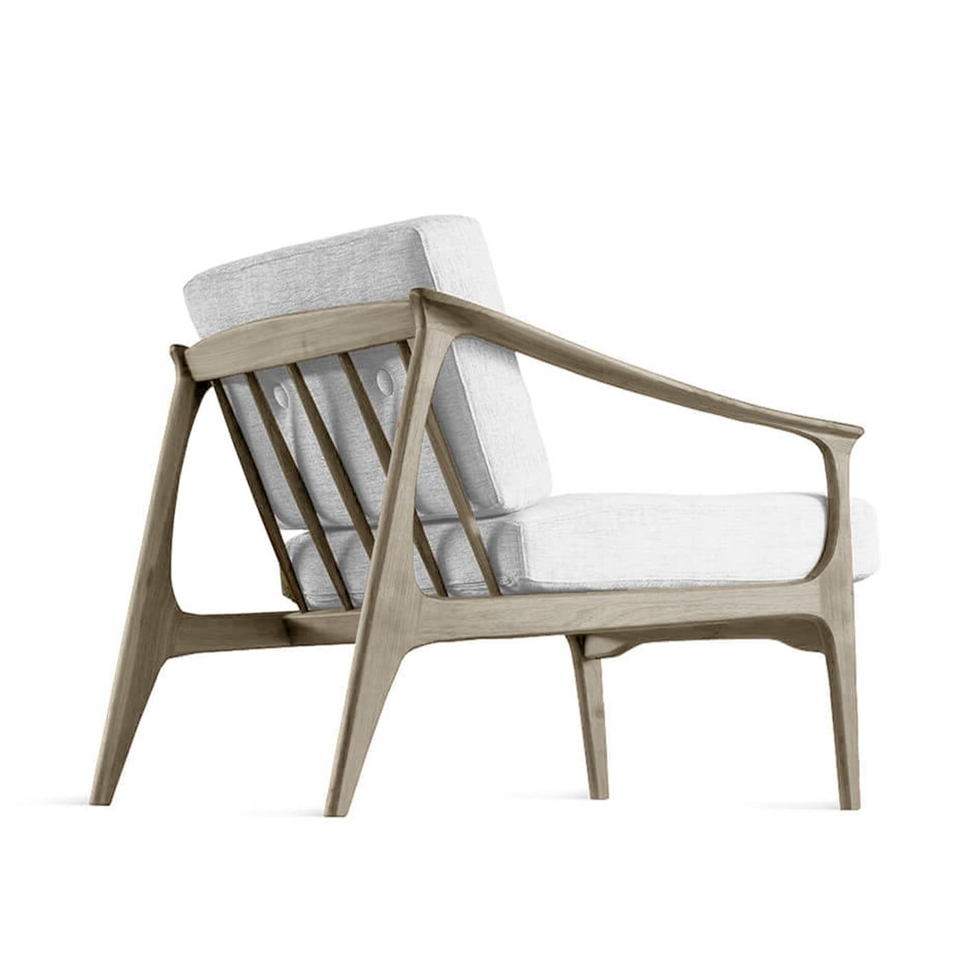 Poltrona Rovere Grigio Quiete | Colore: Linen BEL-LINO G077 11