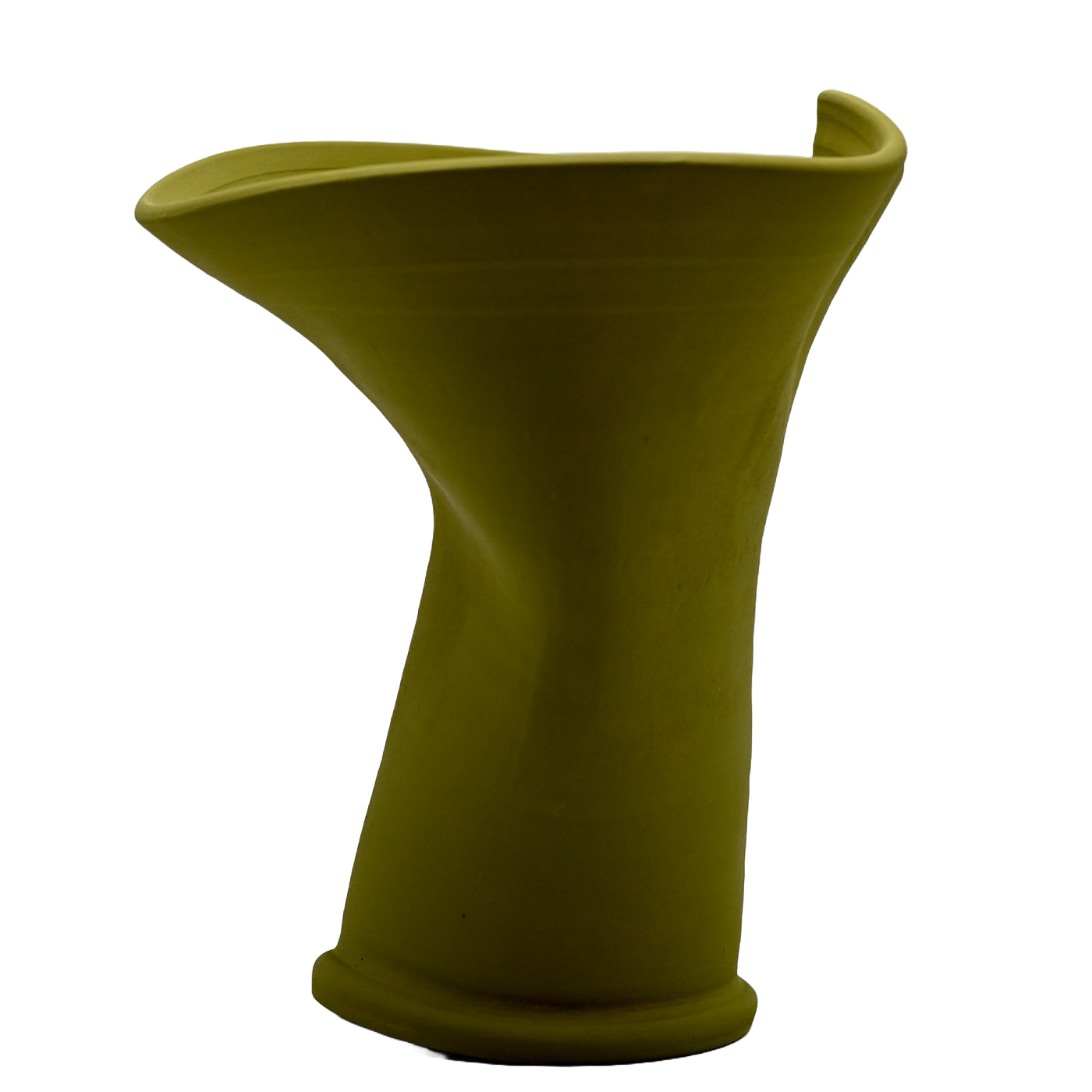 Vaso Pistacchio Scolpito a Mano