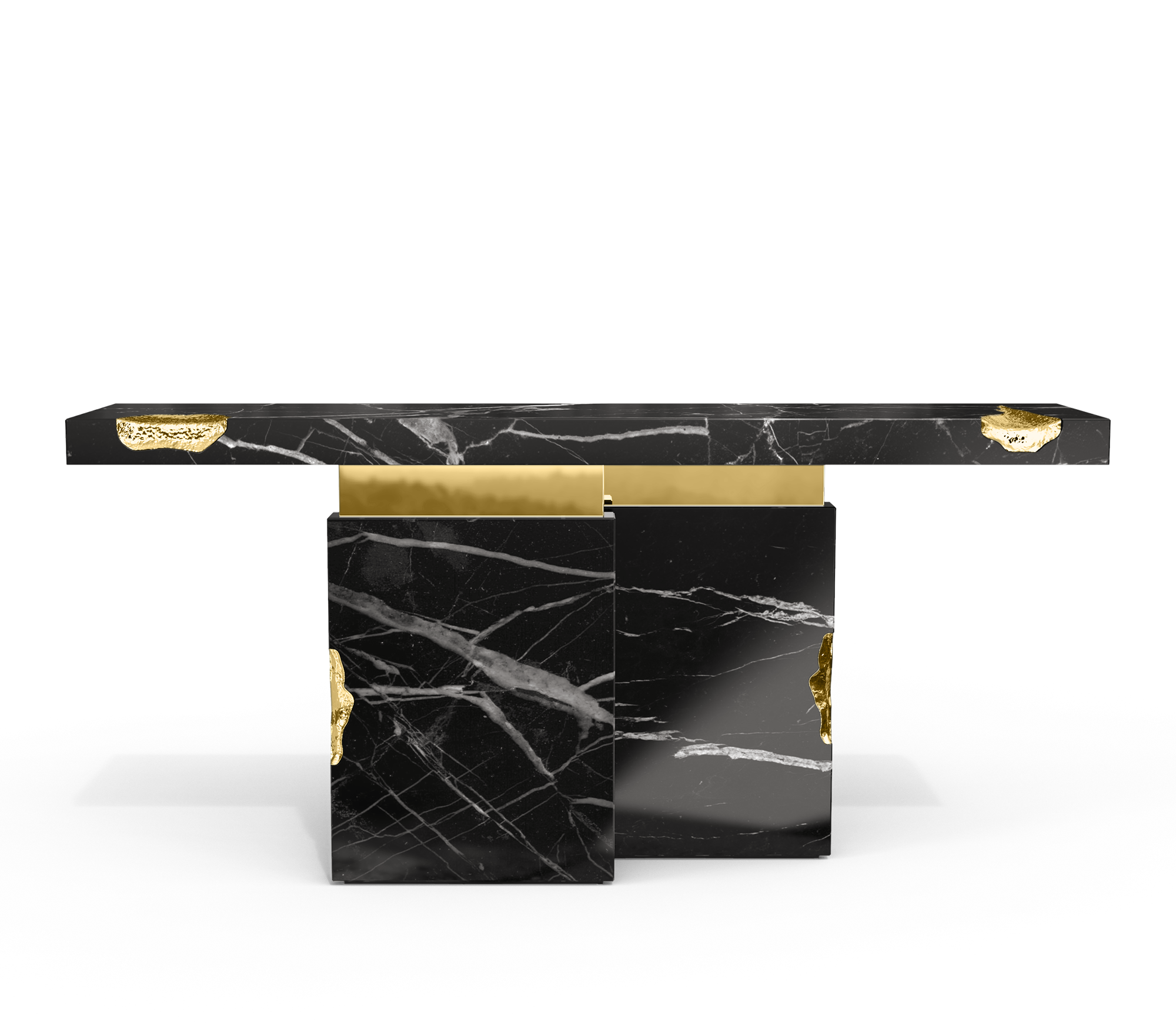 Consolle in Marmo Nero Marquina Dominion