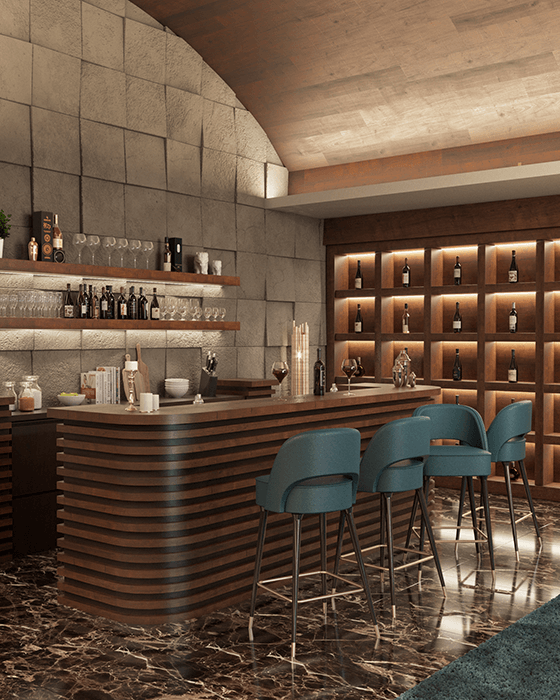 Sgabello da Bancone Colton - 7