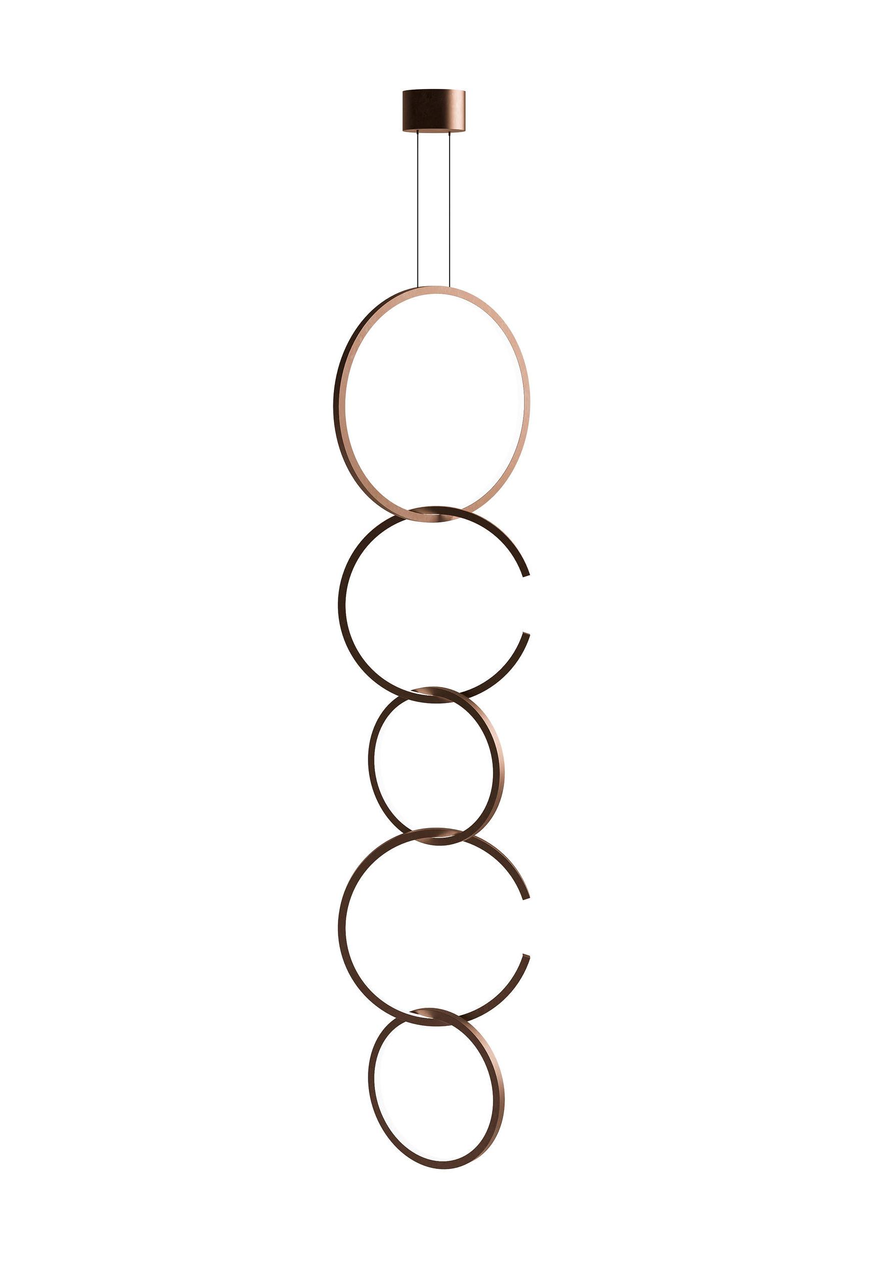 Lampada a Sospensione Vertical Rings Italia