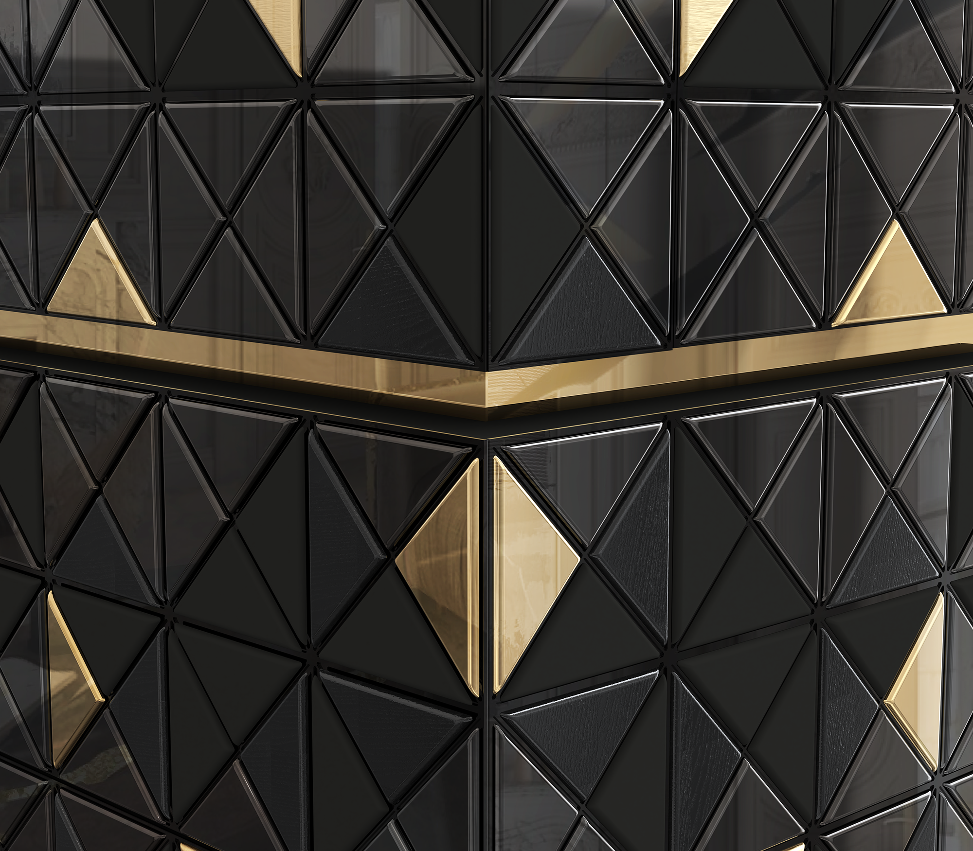 Mobile Nero Mosaic II