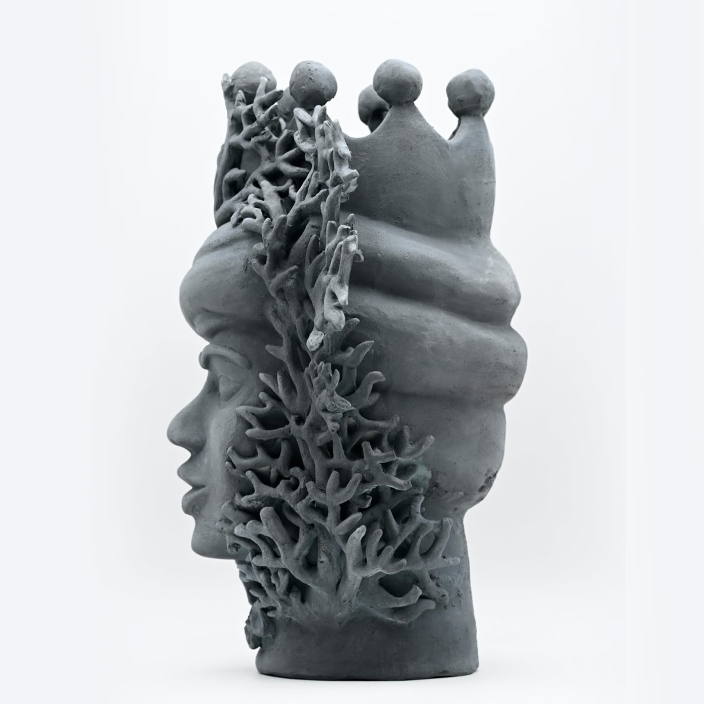 Testa di Moro Corallo Scultura