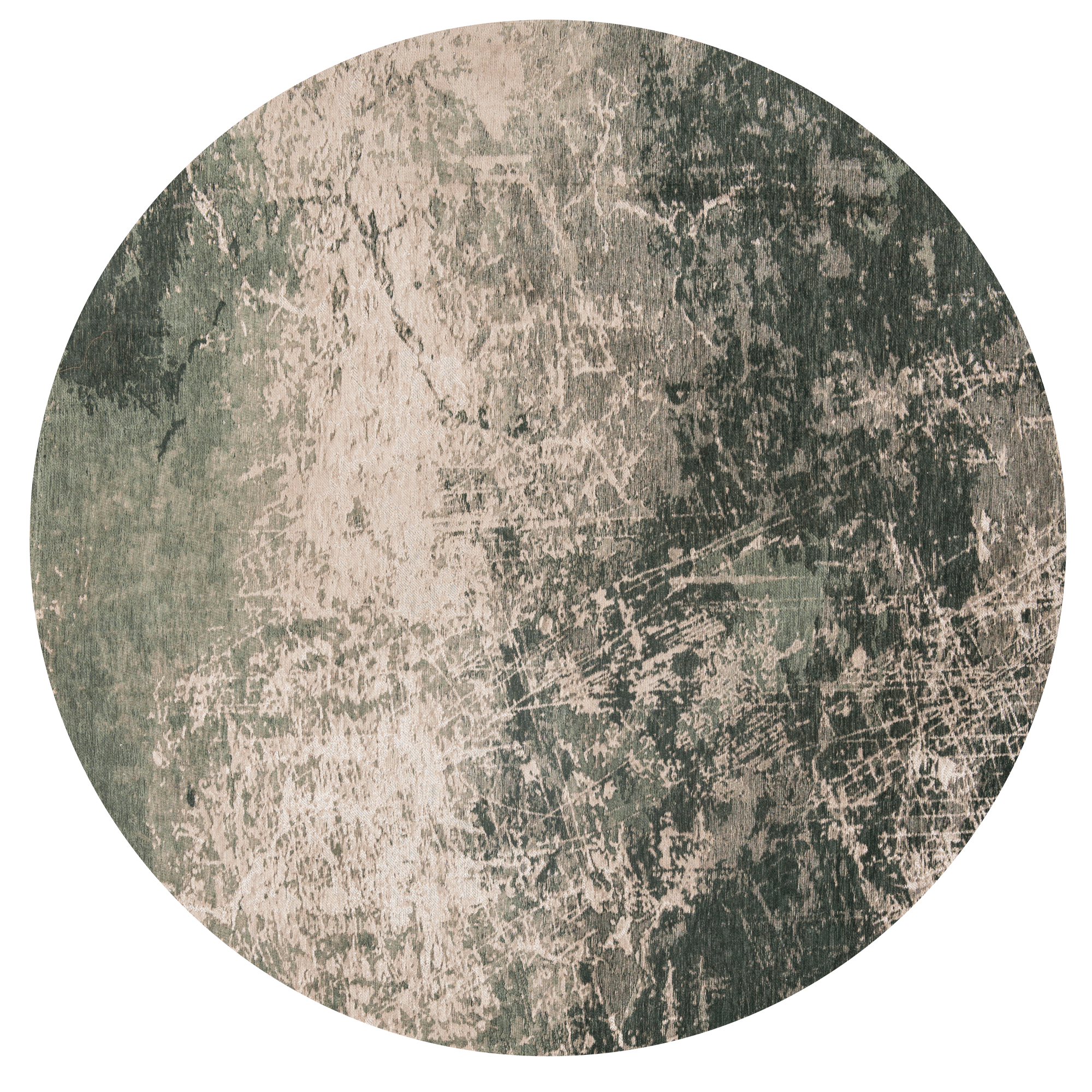 Tappeto Rotondo Dark Pine 8723